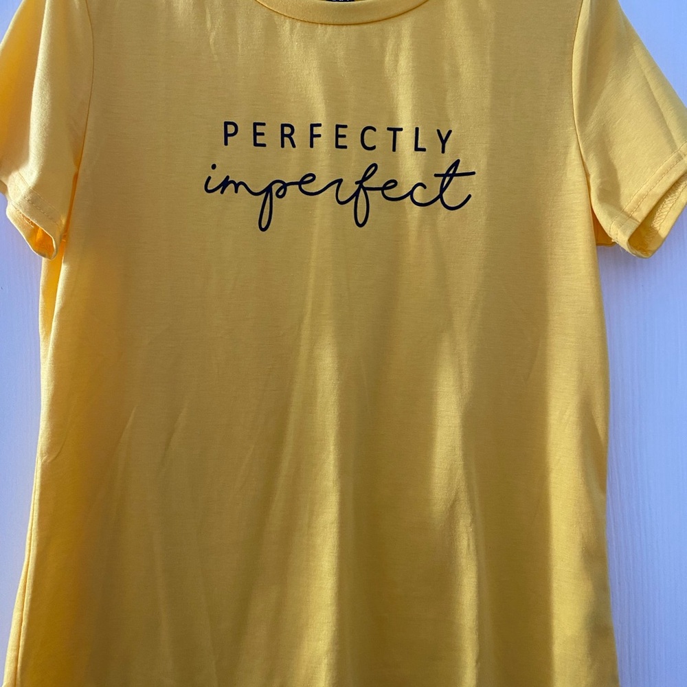 SHEIN short sleeve motivation shirt